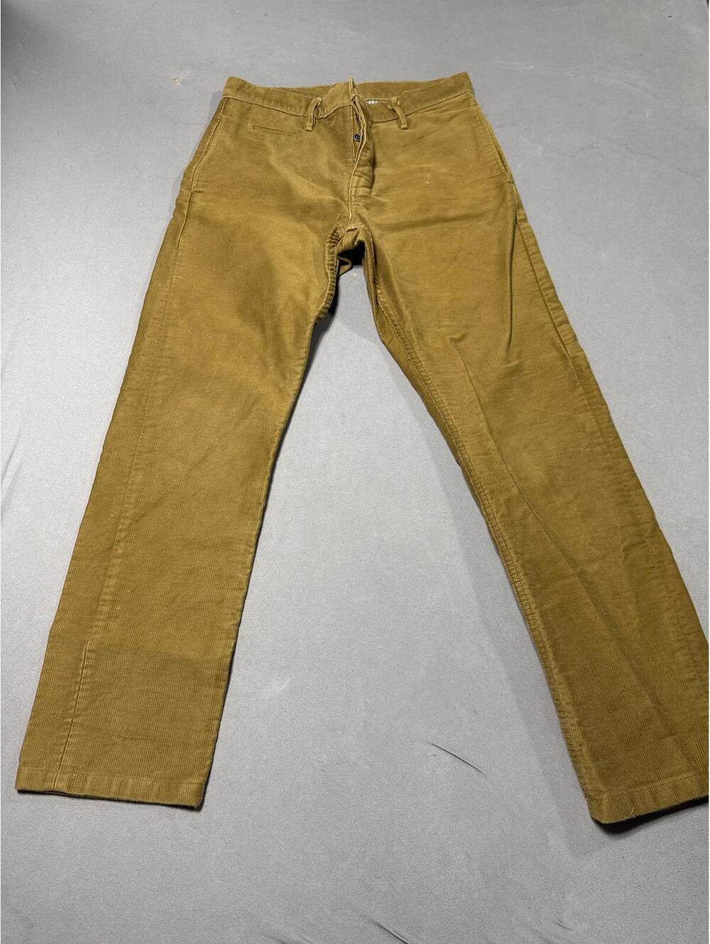 VTG Left Field NYC Mens 32 Khaki Coal Miner Ring Spun Cotton Canvas Pants USA